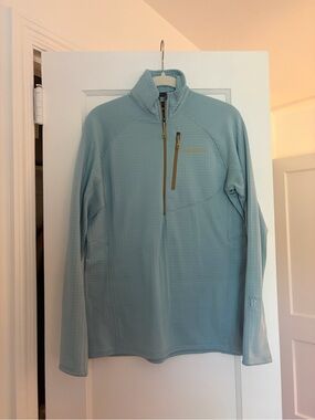 Patagonia Light Blue Half-Zip Pullover